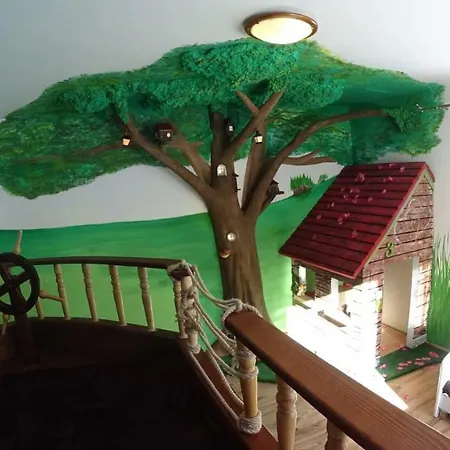 Prázdninový dům Nibylandia Dom Pod Lasem Nowa Wies Grodziska