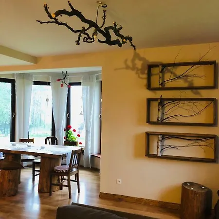 Ferienhaus Nibylandia Dom Pod Lasem Nowa Wies Grodziska