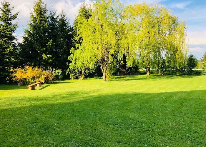 Nibylandia Dom Pod Lasem Semesterbostad Nowa Wies Grodziska